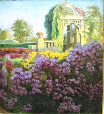 Lot 57 - Franz Wilhelm Voigt German, 1867-1949 A Garden...