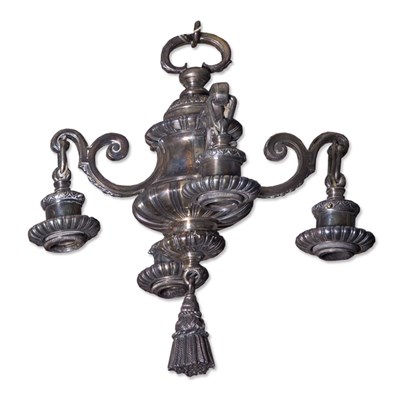 Lot 270 - Louis XVI Style Silver Plated Four-Light...