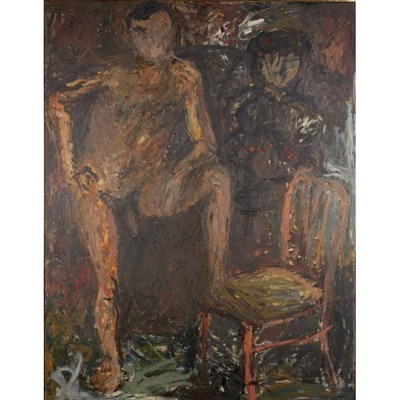 Lot 86 - Larry Rivers American, 1923-2002 Two Figures...