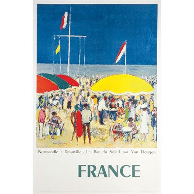 Lot 347 - Kees Van Dongen NORMANDIE: DEAUVILLE--LE BAR...
