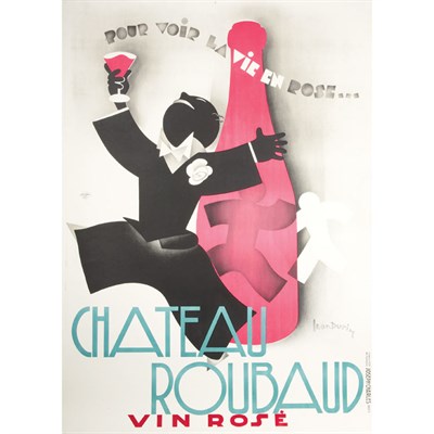 Lot 346 - Leon Dupin (1898-1971) CHATEAU ROUBAUD Color...