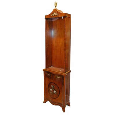 Lot 206 - Edwardian Style Painted Mahogany Bookcase...