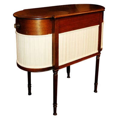 Lot 104 - Martha Washington Mahogany Sewing Table Height...