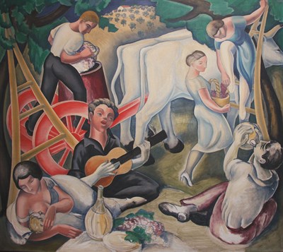 Lot 53 - Gardner Hale American, 1894-1931 Country Life,...