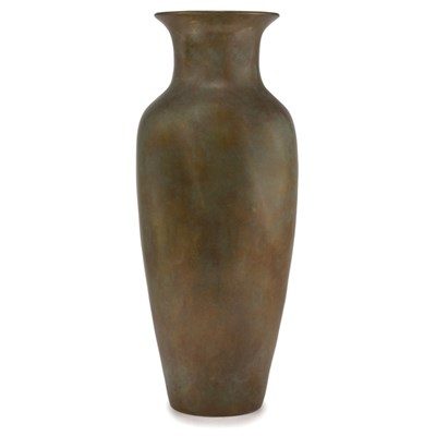 Lot 112 - Vase Late 20th century Patinated-bronze...