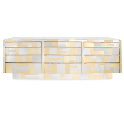 Lot 151 - Paul Evans American, 1931-1987 Cityscape Chest...