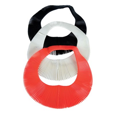 Lot 392 - Group of Three Plastic Necklaces Late 1960s...