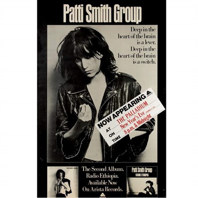 Lot 143 - [POSTER] Patti Smith Group. Now appearing at...