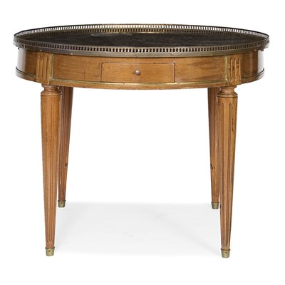 Lot 384 - Louis XVI Style Brass Bound Mahogany...