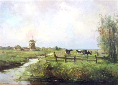 Lot 60 - Adrianus Johannes Groenewegen Dutch, 1874-1963...