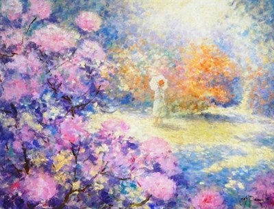 Lot 70 - Jos Pauwels Belgian, 20th Century A Garden...