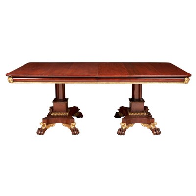 Lot 531 - Regency Style Parcel Gilt Mahogany...