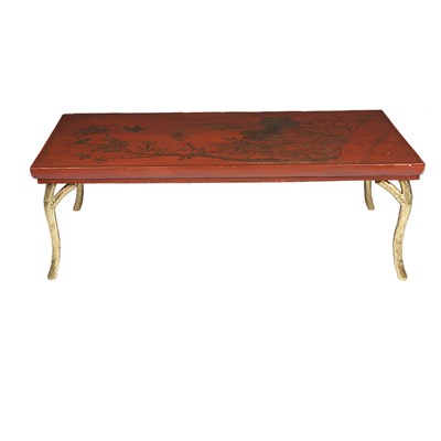 Lot 518 - Chinese Gilt-Bronze Mounted and Gilt Decorated...