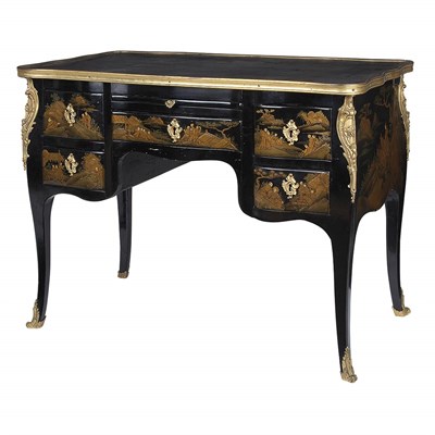 Lot 448 - Louis XV Gilt-Bronze Mounted Japanese Lacquer...
