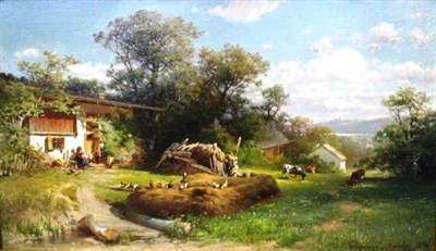Lot 62 - Stiglmayer German, 19th Century On the Farm,...