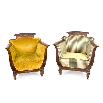 Lot 514 - Pair of Empire Style Gilt-Metal Mounted...