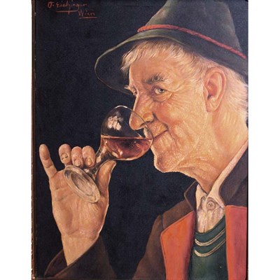 Lot 42 - Otto Eichinger Austrian, b. 1895 Man with a...