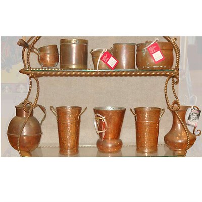 Lot 246A - Group of Copper Articles Including measures,...