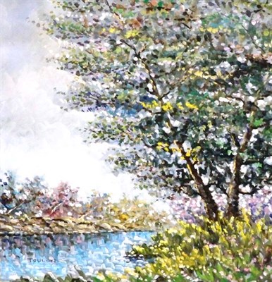 Lot 101A - 20th Century School River Landscape Inscribed...