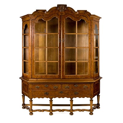 Lot 548 - Dutch Rococo Style Walnut, Mahogany and Oak...