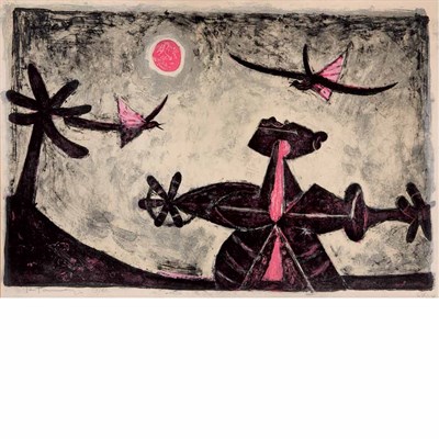 Lot 520 - Rufino Tamayo (1899-1991) OBSERVADOR DE...