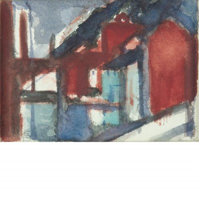 Lot 161 - Oscar Bluemner American, 1867-1938 Nyack -...