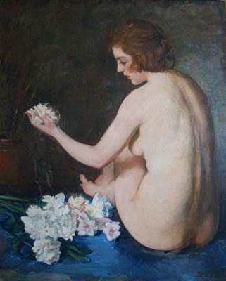Lot 77 - Max Bohm American, 1868-1923 Female Nude with...