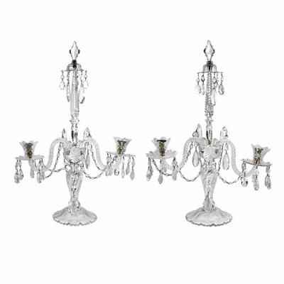 Lot 580 - Pair of George III Style Gilt-Metal Mounted...