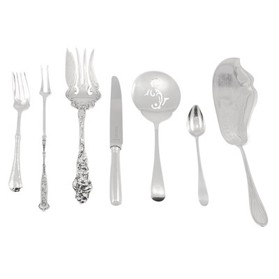 Lot 330 - Group of Sterling Silver Flatware Articles...