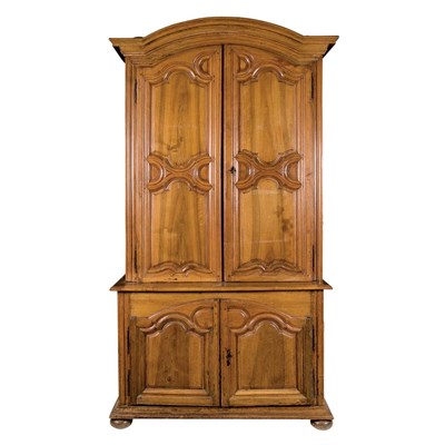 Lot 221 - Provincial Louis XV Fruitwood Buffet a Deux...