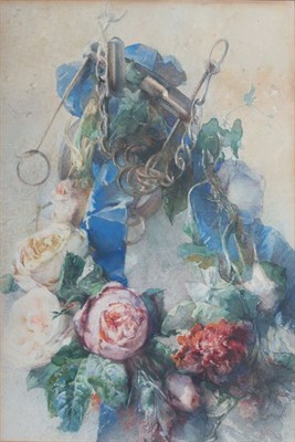 Lot 72 - British School Late 19th Century Wreath of...