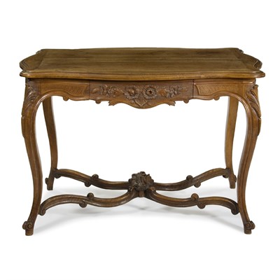 Lot 328 - Provincial Continental Rococo Style Fruitwood...