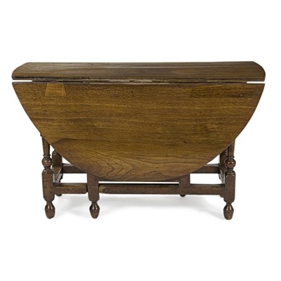 Lot 329 - Jacobean Style Oak Gate Leg Table Height 29...