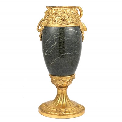 Lot 426 - French Art Nouveau Gilt-Bronze Mounted Marble...