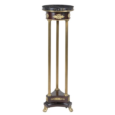 Lot 390 - Empire Style Gilt-Metal Mounted Mahogany...