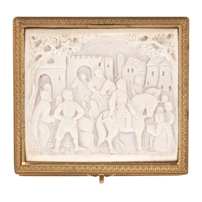 Lot 725 - German Ivory Mounted Gilt-Metal Case Of...