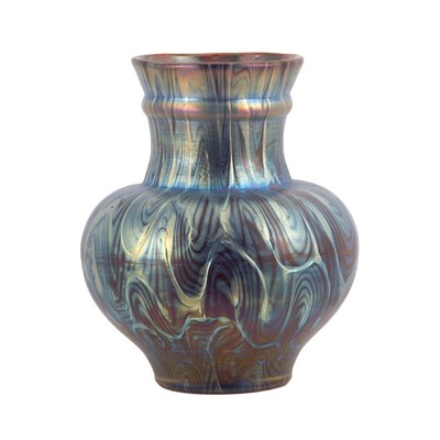 Lot 441 - Unsigned Loetz Glass Vase Circa 1900 Of urn...