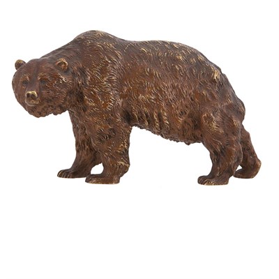 Lot 417 - Austrian Bronze Figure of a Grizzly Bear...