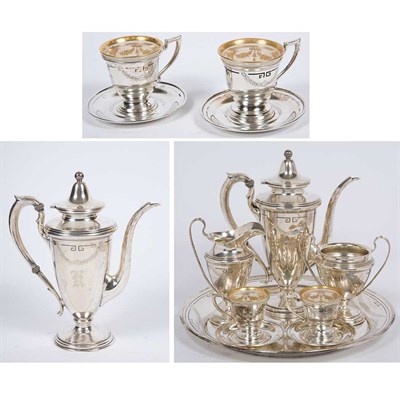 Lot 360 - Woodside Sterling Co. Sterling Silver Coffee...