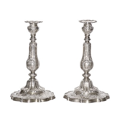 Lot 375 - Pair of Gorham Sterling Silver Candlesticks...