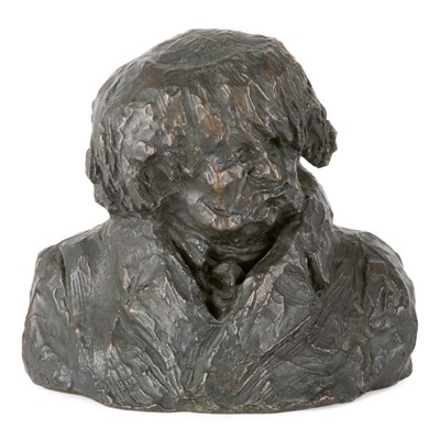 Lot 19 - Honore Daumier French, 1808-1879 Bust of...