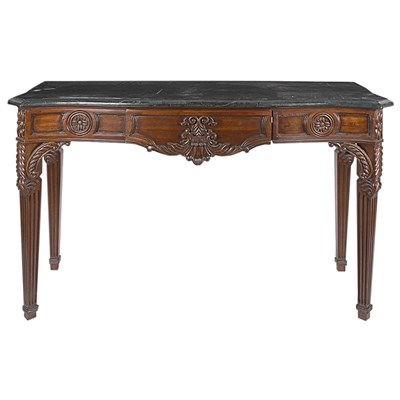 Lot 315 - William IV Style Carved and Mahogany Stained...