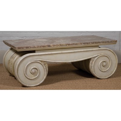 Lot 170 - Neoclassical Style Painted Low Table Possibly...