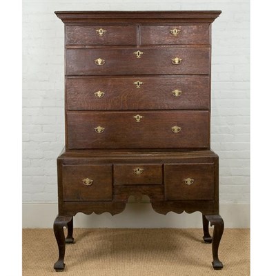 Lot 153 - George I Oak Chest on Stand First quarter of...