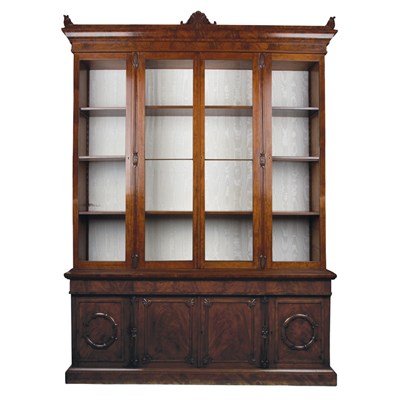 Lot 134 - William IV Mahogany Bookcase Circa 1835 In two...