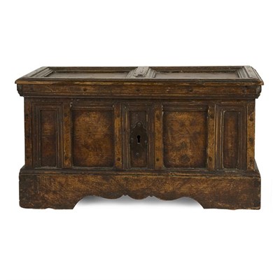Lot 265 - German Baroque Style Pine Document Box...