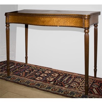 Lot 129 - Federal Inlaid Bird's-Eye Maple and Mahogany...