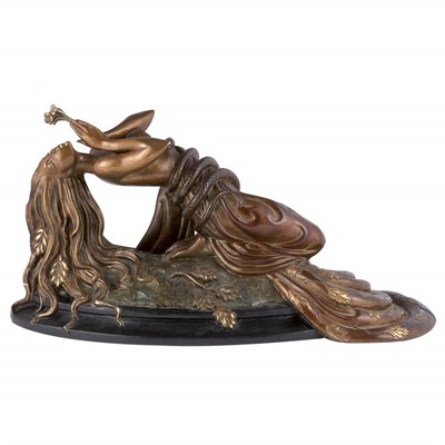 Lot 279 - Art Deco Style Gilt and Patinated-Bronze...