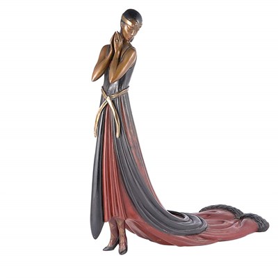 Lot 276 - Art Deco Style Cold Painted Bronze Figure of a...