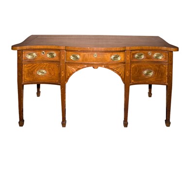 Lot 223 - George III Inlaid Mahogany Sideboard Late 18th...